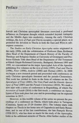 Thecla. Paul's disciple and saint in the East and West.