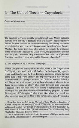 Thecla. Paul's disciple and saint in the East and West.