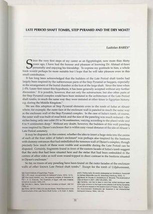 The world of Ancient Egypt. Essays in honor of Ahmed Abd El-Qader El-Sawi.