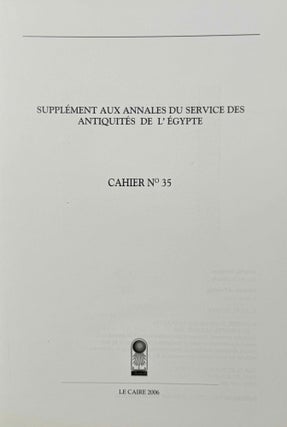 The world of Ancient Egypt. Essays in honor of Ahmed Abd El-Qader El-Sawi.