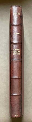 Item #M1003a L'armée romaine d'Egypte d'Auguste à Dioclétien. Fasc. 1 & 2...