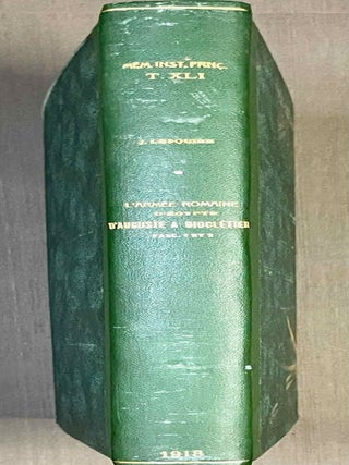 Item #M1003c L'arm&eacute;e romaine d'Egypte d'Auguste &agrave; Diocl&eacute;tien. Fasc. 1 & 2...
