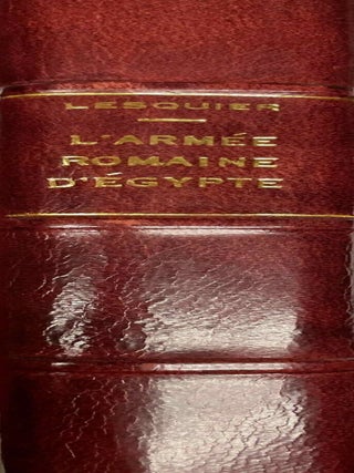 Item #M1003d L'arm&eacute;e romaine d'Egypte d'Auguste &agrave; Diocl&eacute;tien. Fasc. 1 & 2...
