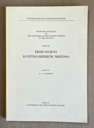 Item #M10047 From the contents of the libraries of the Suchos temples in the Fayyum. Part II:...