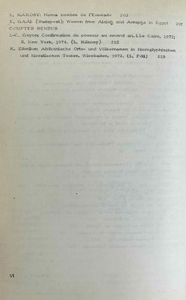 Studia Aegyptiaca II (1976)
