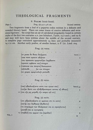 The Antinoopolis Papyri. Part I, II, III (complete set)