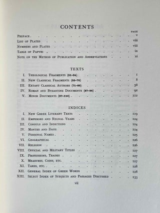 The Antinoopolis Papyri. Part I, II, III (complete set)