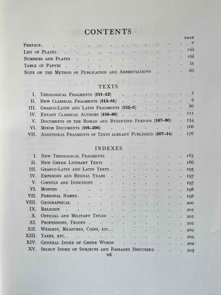 The Antinoopolis Papyri. Part I, II, III (complete set)