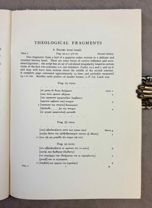 The Antinoopolis Papyri. Part I, II, III (complete set)