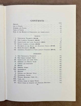 The Antinoopolis Papyri. Part I, II, III (complete set)