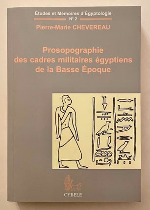Item #M10055 Prosopographie des cadres militaires égyptiens de la Basse époque. Carrières...[newline]M10055-00.jpeg