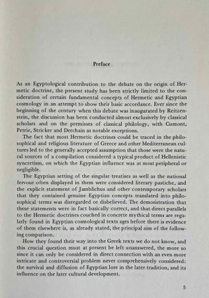 Egyptian and Hermetic Doctrine