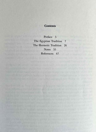 Egyptian and Hermetic Doctrine