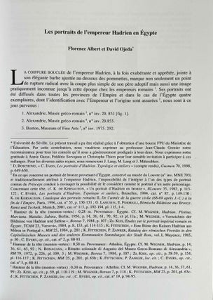 Et in Aegypto et ad Aegyptum. Recueil d'études dédiées à Jean-Claude Grenier. 4 volumes (complete set)