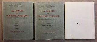 Item #M1007c La magie dans l'Egypte antique. Tome I, II & III (complete set). LEXA Frantisek[newline]M1007c.jpg