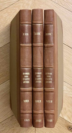 Item #M1007h La magie dans l'Egypte antique. Tome I, II & III (complete set). LEXA Frantisek[newline]M1007h-00.jpeg