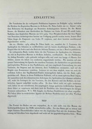 Die drei Versionen des Apokryphon des Johannes im koptischen Museum zu Alt-Kairo
