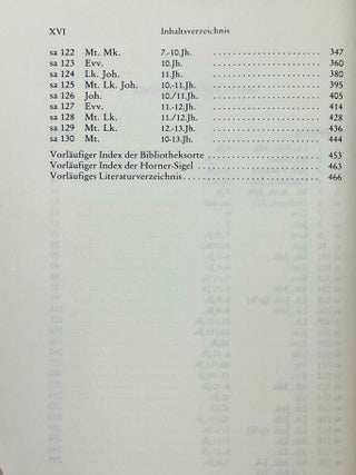 Liste der koptischen Handschriften des Neuen Testaments. I. Die Sahidischen Handschriften der Evangelien, 1. Teil. Liste der Koptischen Handschriften des Neuen Testaments. I. Die Sahidischen Handschriften der Evangelien. 2. Teil. 1. Halbband.[newline]M10117-04.jpeg