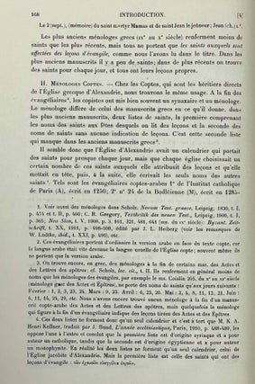 Les ménologes des évangeliaires coptes-arabes