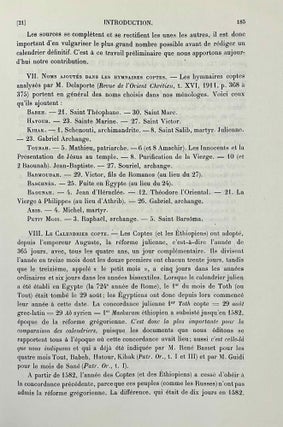 Les ménologes des évangeliaires coptes-arabes