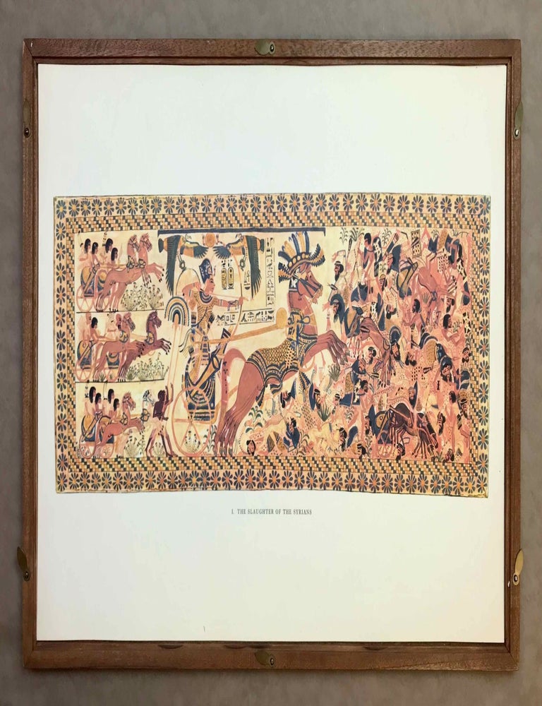 Item #M1011f Tutankhamen's Painted Box. Reproduced in color from the original in the Cairo Museum. DAVIES Nina de Garis - GARDINER Alan Henderson.[newline]M1011f-00.jpeg