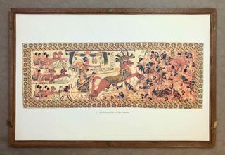 Item #M1011f Tutankhamen's Painted Box. Reproduced in color from the original in the Cairo...