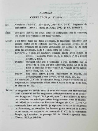 Catalogue des fragments coptes de la biblioth&egrave;que nationale et universitaire de Strasbourg. I. Fragments bibliques.[newline]M10121-04.jpeg