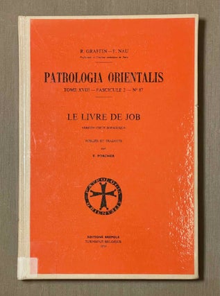Item #M10128 Le Livre de Job. La version copte bohaïrique. PORCHER E[newline]M10128-00.jpeg
