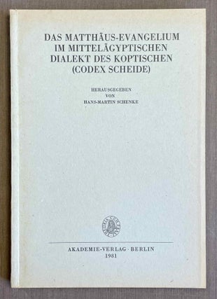 Item #M10136 Das Matthäus-Evangelium im mittelägyptischen Dialekt des Koptischen (Codex...