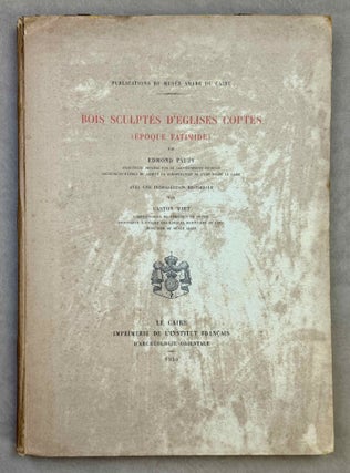 Item #M10143a Catalogue général du Musée arabe du Caire. Bois Sculptés d'Eglises Coptes...