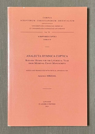 Item #M10152 Analecta Hymnica Coptica. Bohairic Hymns for the Liturgical Year from Medieval Chant...[newline]M10152-00.jpeg