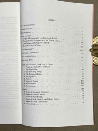 Analecta Hymnica Coptica. Bohairic Hymns for the Liturgical Year from Medieval Chant Manuscripts.