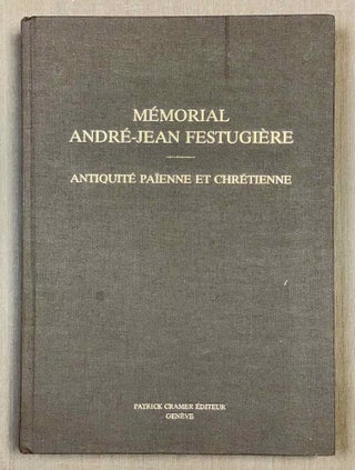 Item #M10157 Mémorial André-Jean Festugière. Antiquité païenne et chrétienne. FESTUGIERE...[newline]M10157-00.jpeg
