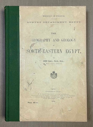 Item #M10158 The geography and geology of south-eastern Egypt. BALL John[newline]M10158-00.jpeg