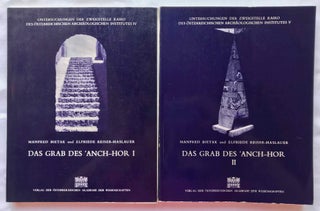 Item #M1015e Das Grab des 'Anch-Hor, Obersthofmeister der Gottesgemahlin Nitokris. 2 volumes....[newline]M1015e.jpg