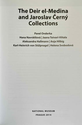 The Deir el-Medina and Jaroslav Cerny Collections