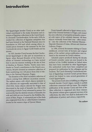 The Deir el-Medina and Jaroslav Cerny Collections