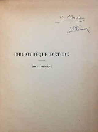 L'inscription d'Ahmes, fils d'Abana. Publiée avec notes et glossaire.