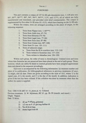 Sale Documents of the Ur-III-Period