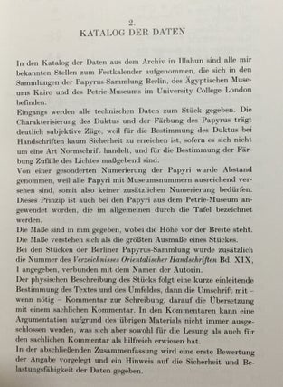 Die chronologische Fixierung des ägyptischen Mittleren Reiches nach dem Tempelarchiv von Illahun