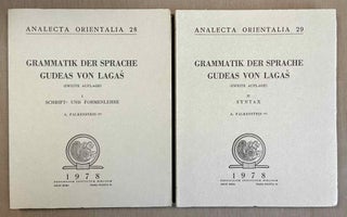 Item #M10230 Grammatik der Sprache Gudeas von Lagas. 2. Auflage. Band I: Schrift- und...