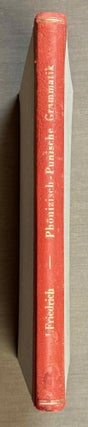 Item #M10232a Phönizisch-Punische Grammatik. FRIEDRICH Johannes - RÖLLIG Wolfgang