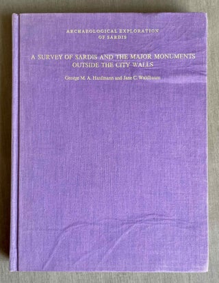 Item #M10244 A survey of Sardis and the major monuments outside the city walls. HANFMANN George...