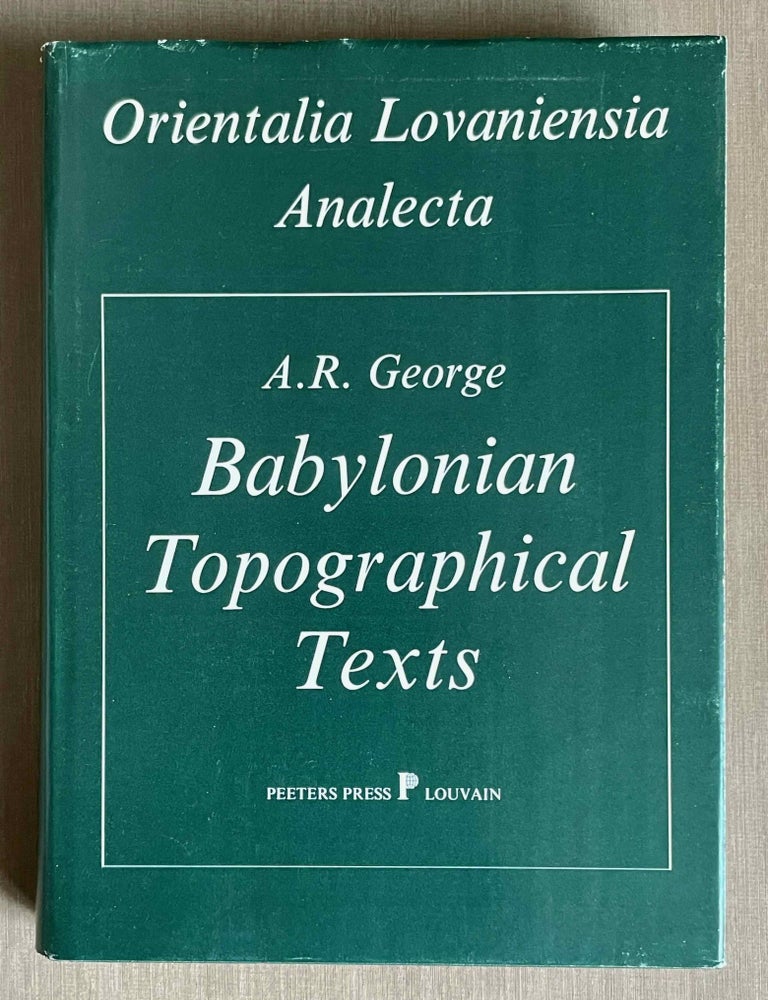 Item #M10246 Babylonian topographical texts. GEORGE Andrew Robert.[newline]M10246-00.jpeg