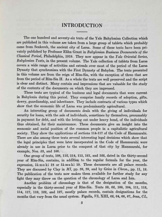 Contracts from Larsa, Dated in the Reign of Rim-Sin