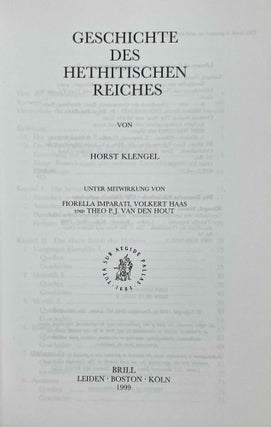 Geschichte des Hethitischen Reiches