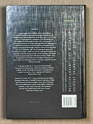 Studies in the Aramaic legal papyri from Elephantine