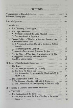 Studies in the Aramaic legal papyri from Elephantine