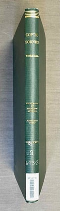 Item #M10284a Coptic sounds. WORRELL William Hoyt
