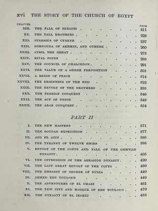 The story of the Church of Egypt. Being an outline of the history of the Egyptians under their successive masters from the Roman conquest until now.[newline]M10285-05.jpeg
